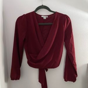 Tie-back Dressy Crop Top